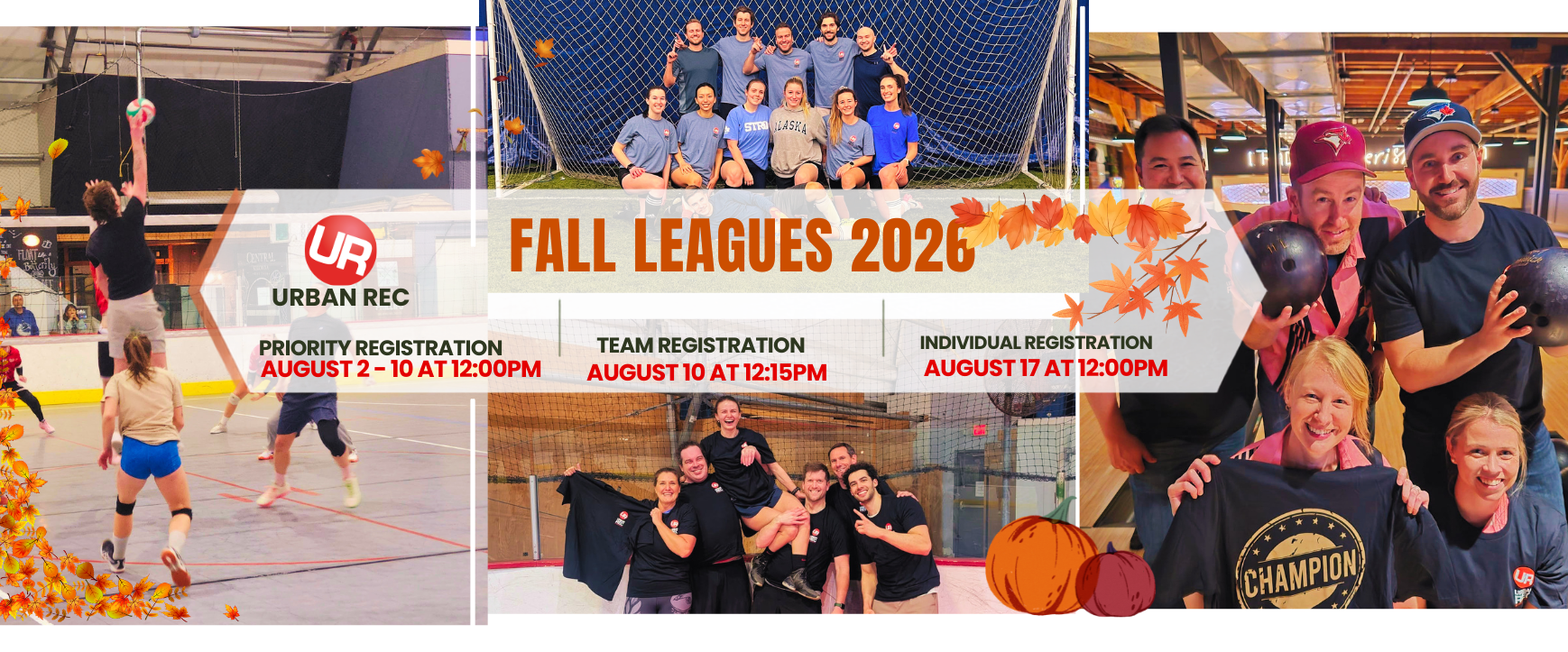 Get into the action with Urban Rec